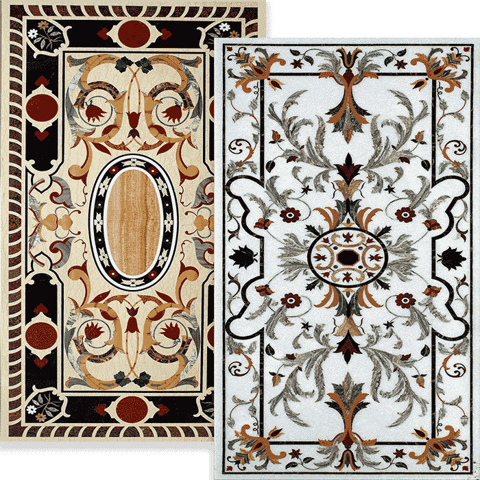 Marble Inlay Flooring