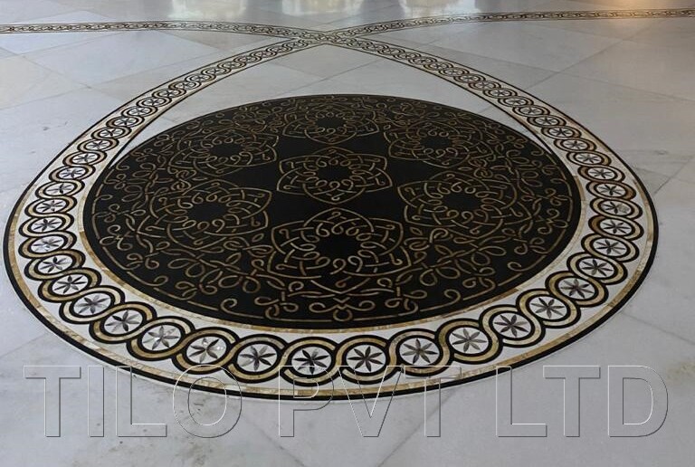 Marble Inlay Flooring