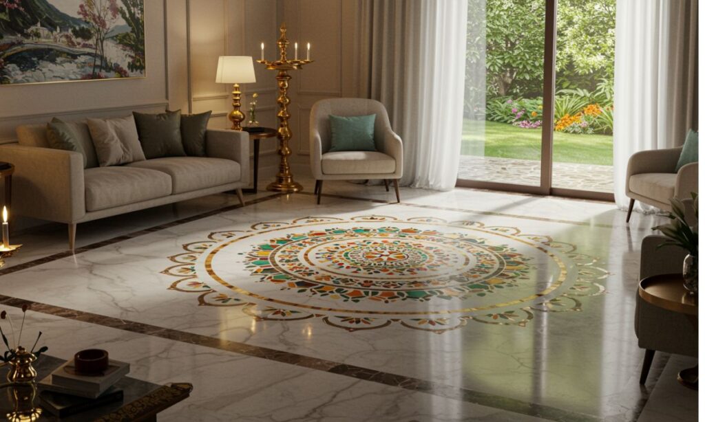 Marble Inlay Flooring Manufacturer & Supplier in India